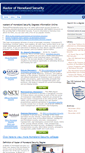 Mobile Screenshot of masterofhomelandsecurity.org